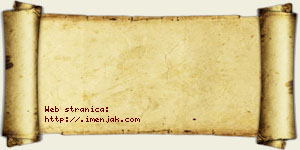 Hana Krestić vizit kartica